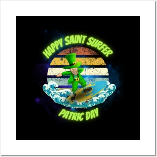 Saint Patrick's Day. Irish Proud.For SURFING LOVER. Posters and Art